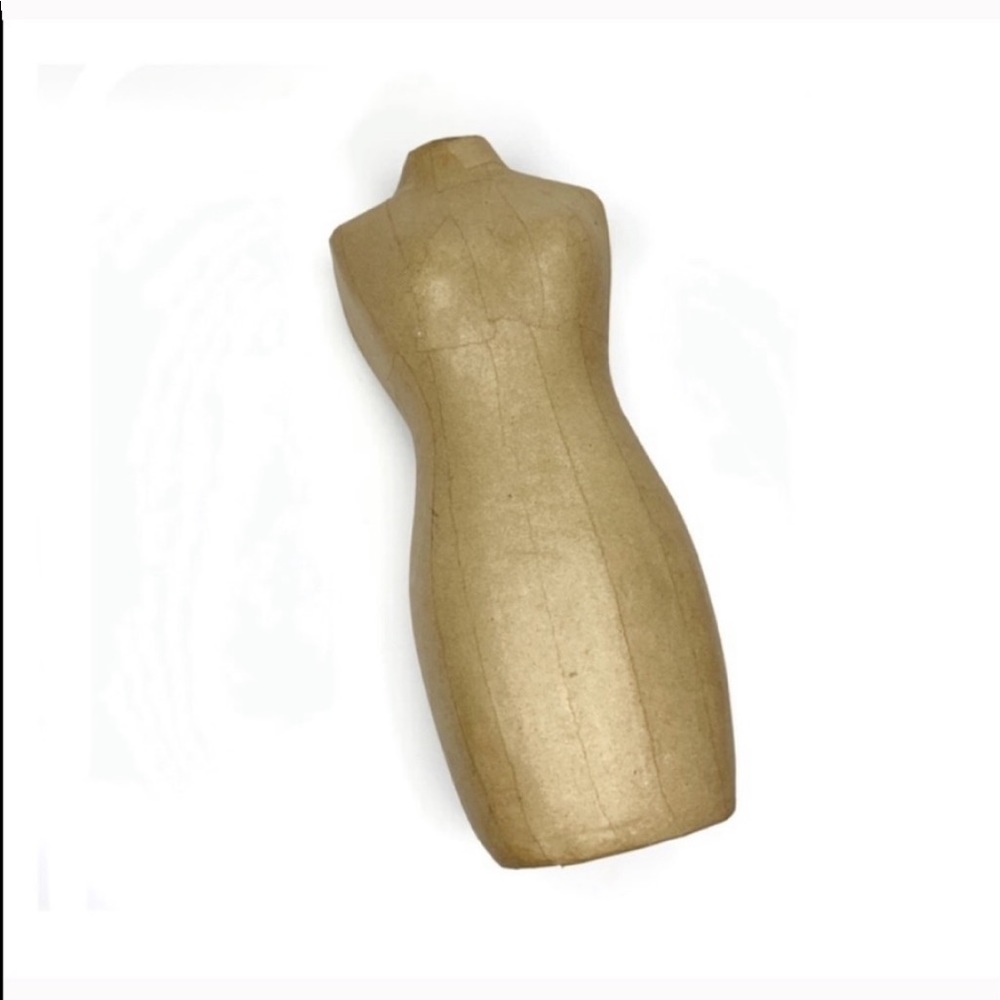 Paper Maché Mannequin Jewelry Display Office Decor